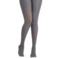 footed gray opaque tights